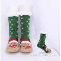 Mens Slipper Socks With Grippers Women Christmas Fuzzy Fluffy Plush Slipper Socks Factory
